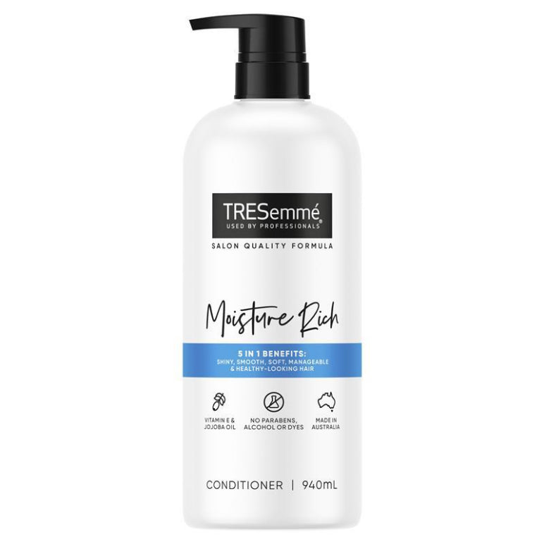 Tresemme Conditioner Moisture Rich 940ml front image on Livehealthy HK imported from Australia