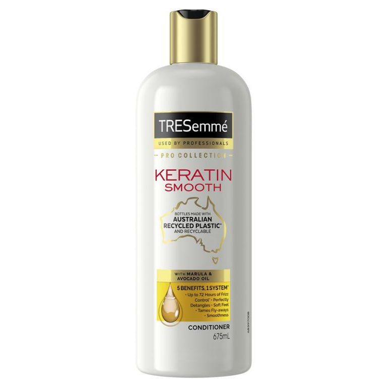Tresemme Keratin Smooth Conditioner 675ml front image on Livehealthy HK imported from Australia