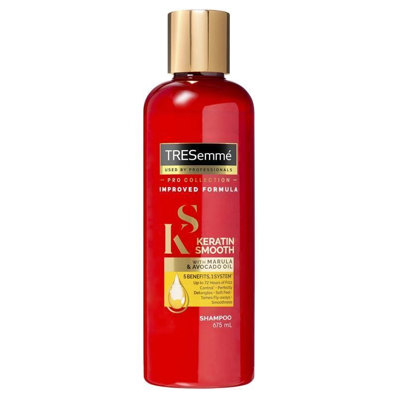 Tresemme Keratin Smooth Shampoo 675ml front image on Livehealthy HK imported from Australia