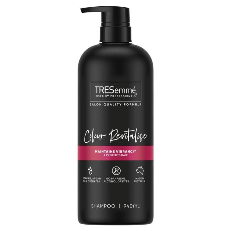 Tresemme Shampoo Colour Revitalise 940ml front image on Livehealthy HK imported from Australia