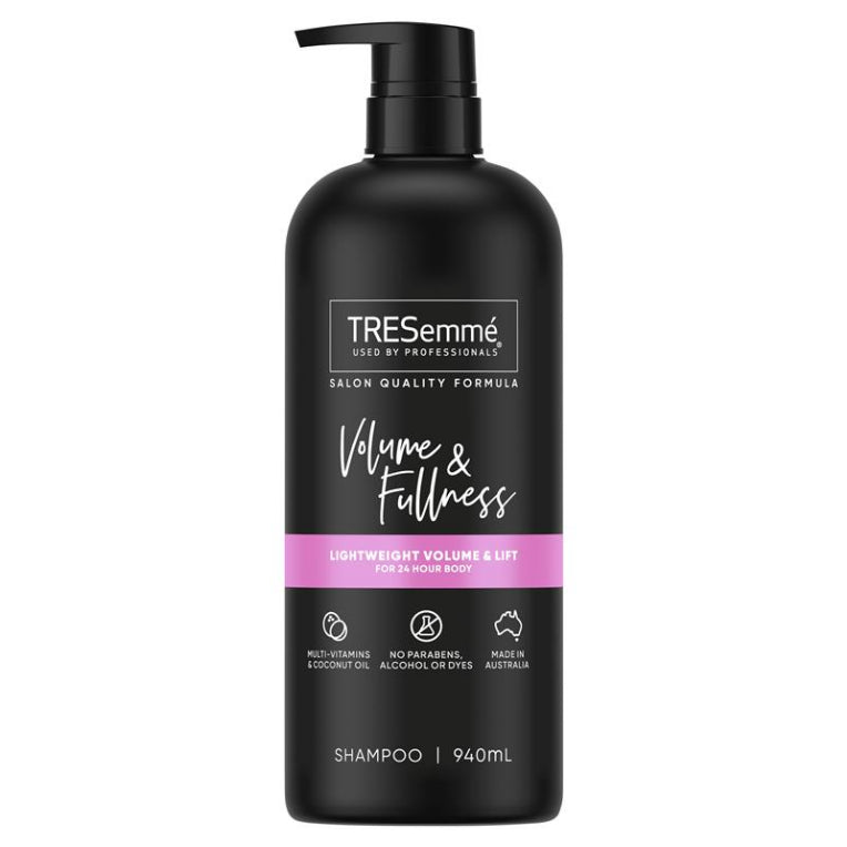 Tresemme Shampoo Volume & Fullness 940ml front image on Livehealthy HK imported from Australia