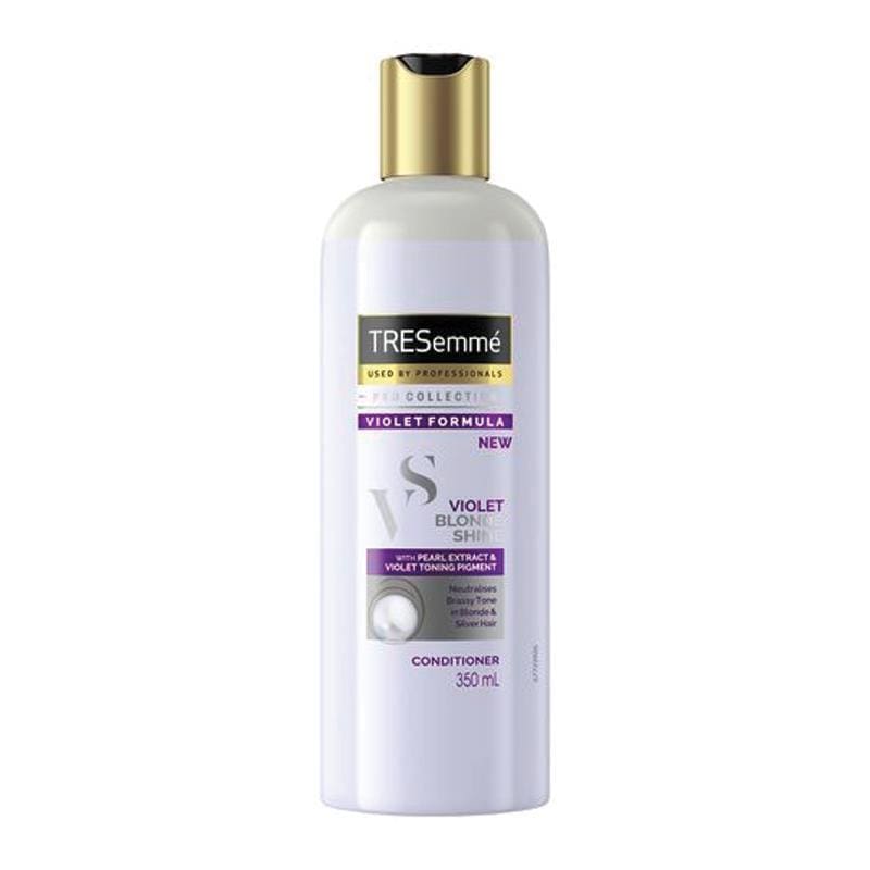 Tresemme Violet Blonde Shine Conditioner 350mL front image on Livehealthy HK imported from Australia