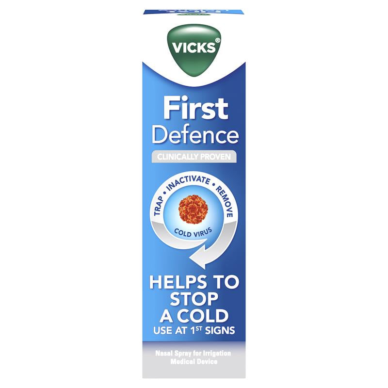 Vicks First Defence Nasal Spray 15ml front image on Livehealthy HK imported from Australia