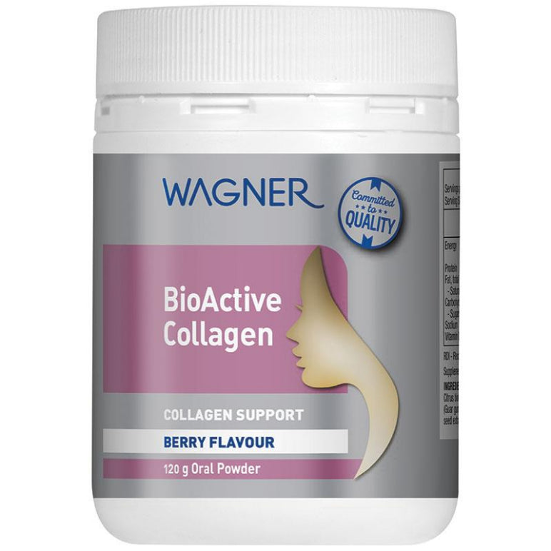 Wagner Bioactive Collagen Powder 120g front image on Livehealthy HK imported from Australia