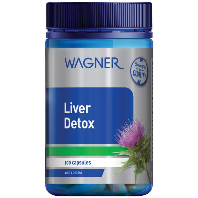 Wagner Liver Detox 100 Capsules front image on Livehealthy HK imported from Australia