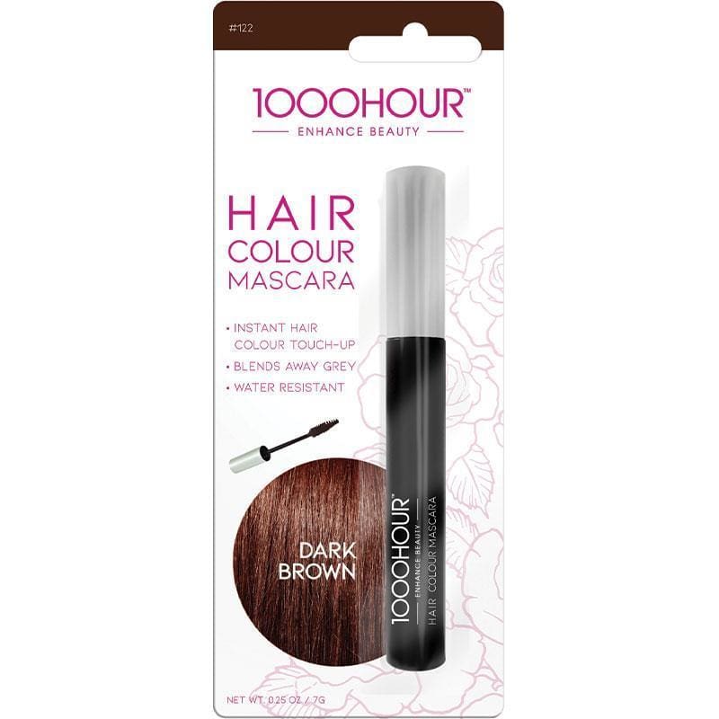 1000 Hour Hair Colour Mascara Dark Brown front image on Livehealthy HK imported from Australia
