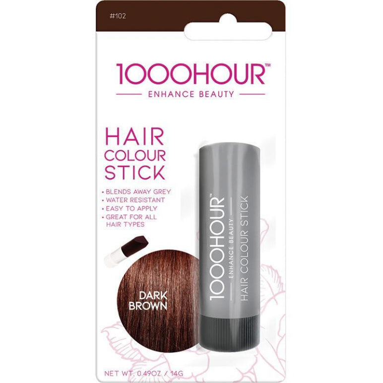1000 Hour Hair Colour Stick Dark Brown front image on Livehealthy HK imported from Australia