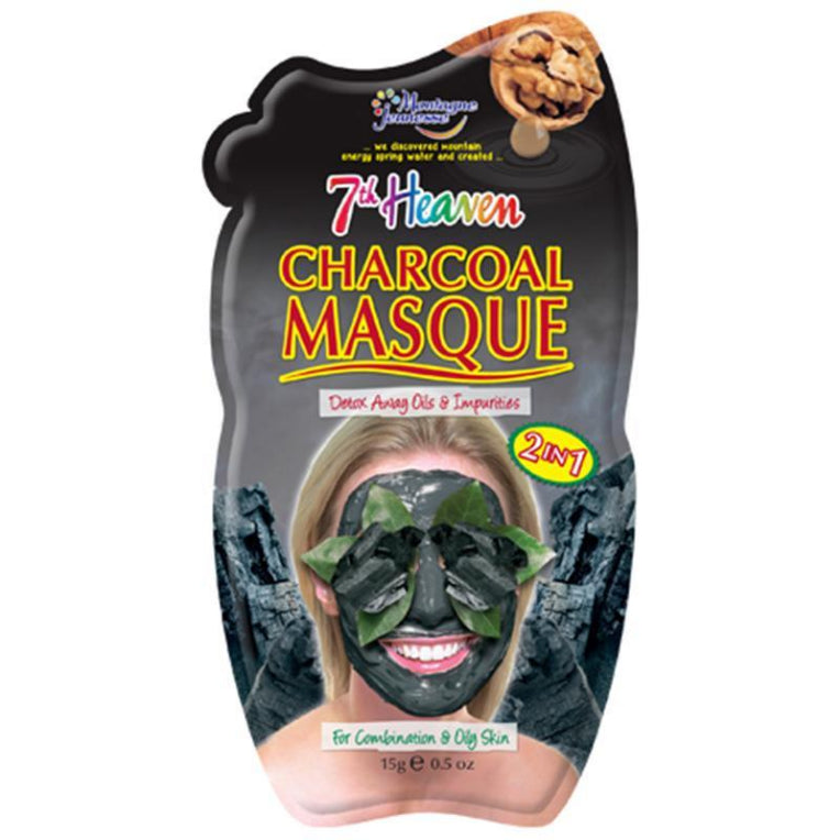 7th Heaven Charcoal Masque 15g front image on Livehealthy HK imported from Australia