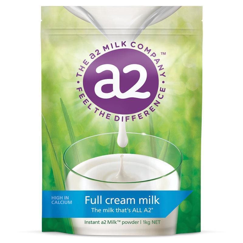 A2 Milk Powder Full Cream 1kg front image on Livehealthy HK imported from Australia