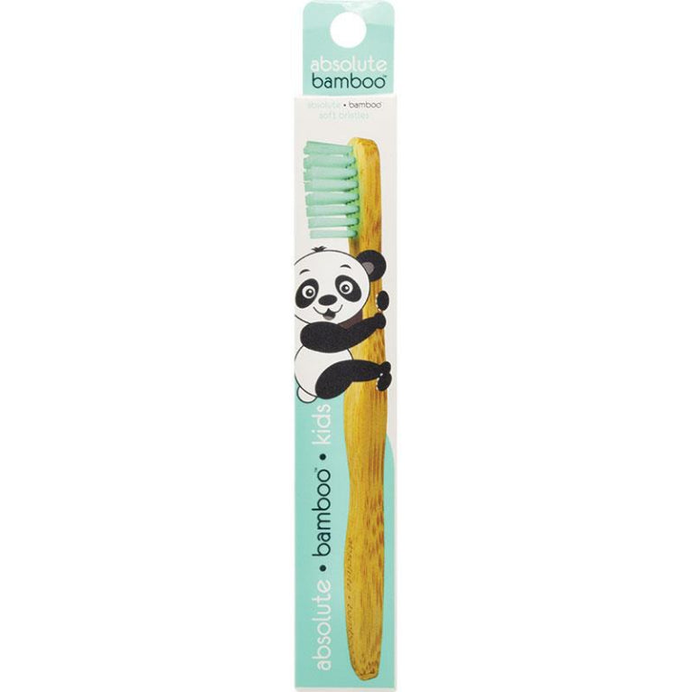 Absolute Bamboo Toothbrush Kids 1 Pack front image on Livehealthy HK imported from Australia