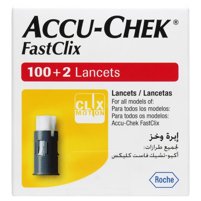 Accu-Chek FastClix 102 Lancets front image on Livehealthy HK imported from Australia