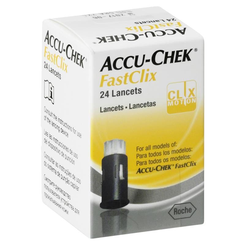 Accu-Chek FastClix 24 Lancets front image on Livehealthy HK imported from Australia