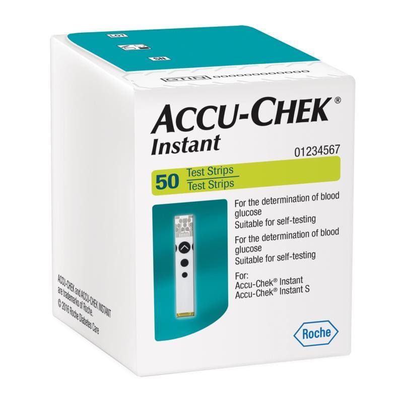 Accu Chek Instant 50CT 50 Blood Glucose Test Strips front image on Livehealthy HK imported from Australia