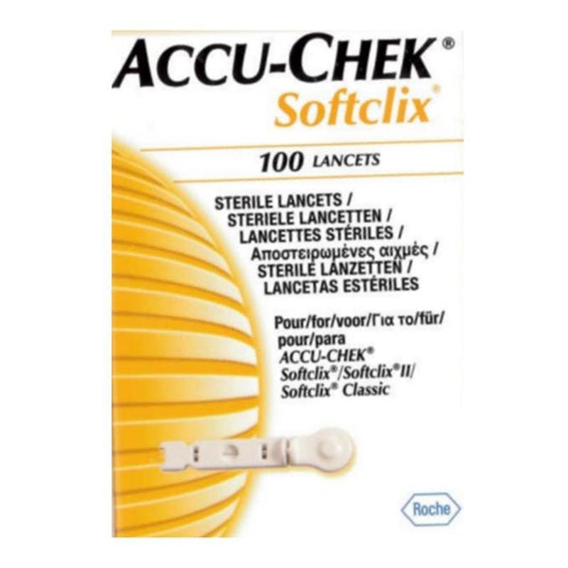 Accu-Chek Softclix Lancets 100 front image on Livehealthy HK imported from Australia