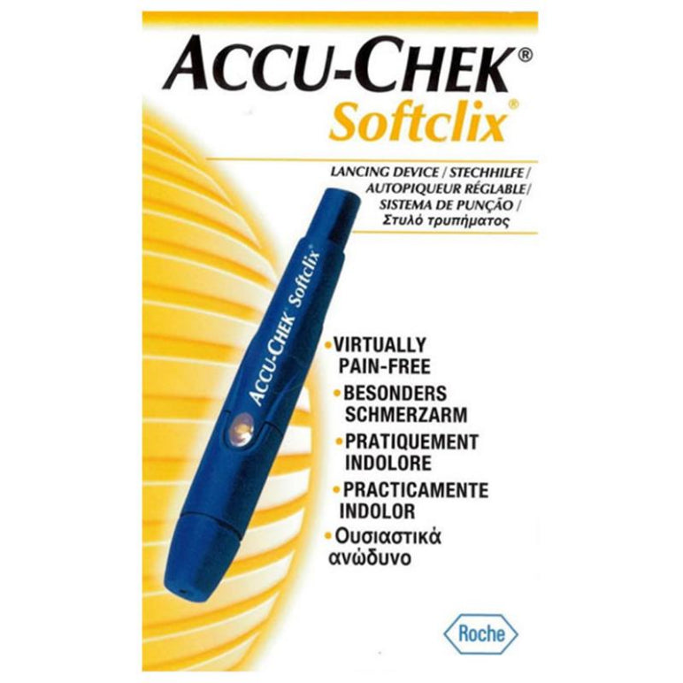 Accu-Chek Softclix Lancing Device front image on Livehealthy HK imported from Australia