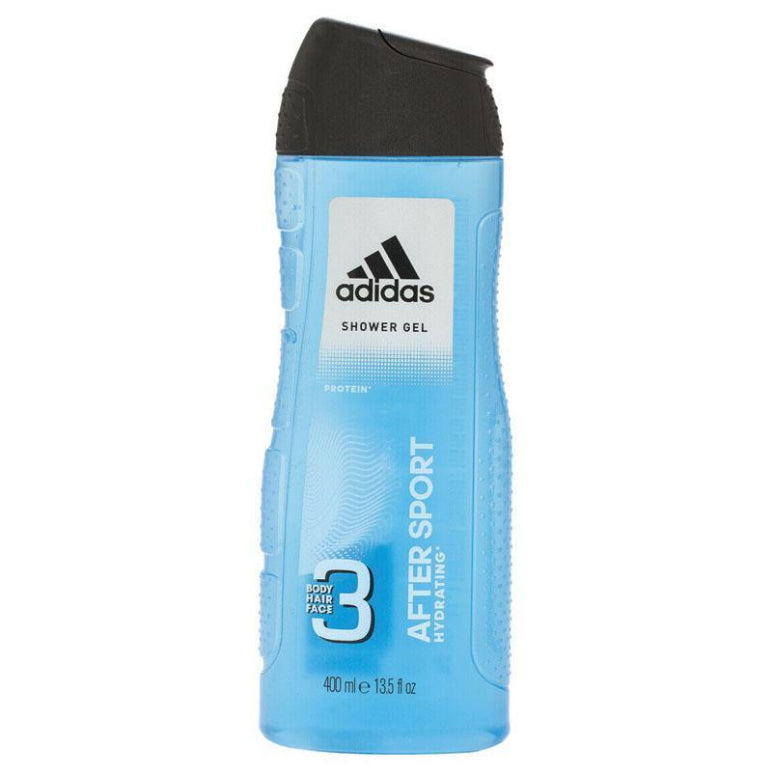 Adidas After Sport Shower Gel 400ml front image on Livehealthy HK imported from Australia