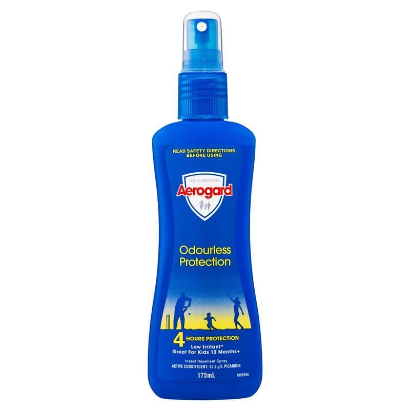 Aerogard Odourless Insect Repellant 175ml Pump front image on Livehealthy HK imported from Australia