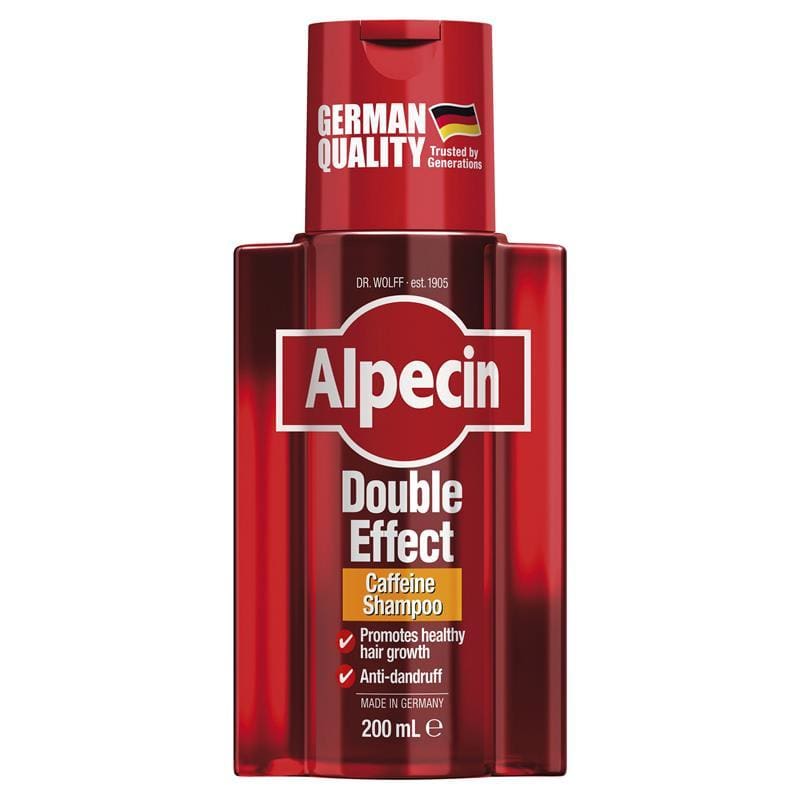 Alpecin Double Effect Caffeine Shampoo 200ml front image on Livehealthy HK imported from Australia