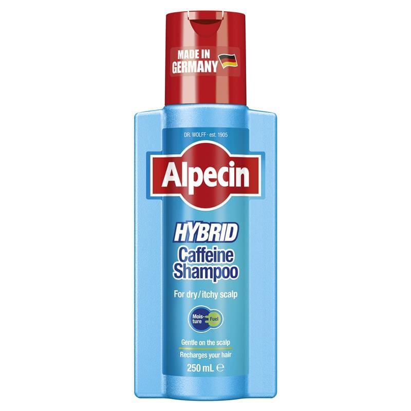 Alpecin Hybrid Caffeine Shampoo 250ml front image on Livehealthy HK imported from Australia