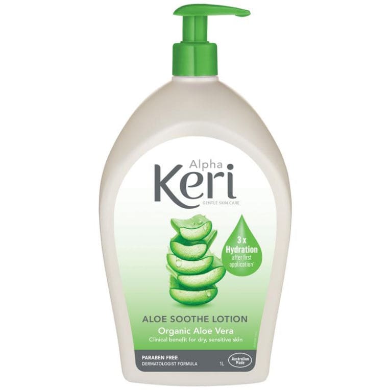 Alpha Keri Aloe Soothe Skin Lotion 1 Litre front image on Livehealthy HK imported from Australia