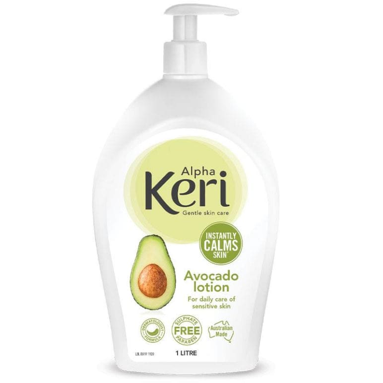 Alpha Keri Avocado Skin Lotion 1L front image on Livehealthy HK imported from Australia
