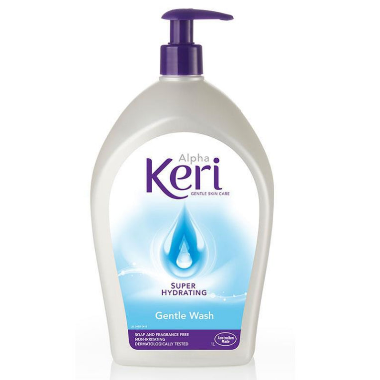 Alpha Keri Super Hydrating Gentle Wash 1 Litre front image on Livehealthy HK imported from Australia