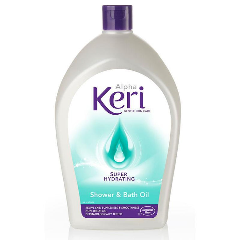 Alpha Keri Super Hydrating Shower & Body Oil 1 Litre front image on Livehealthy HK imported from Australia