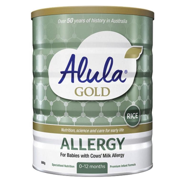 Alula Gold Allergy 0-12 Months 800g front image on Livehealthy HK imported from Australia