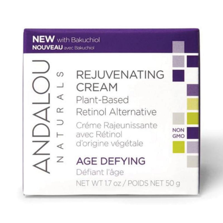 Andalou Age Defying Rejuvenating Plant Based Retinol Alternative Cream 50ml front image on Livehealthy HK imported from Australia