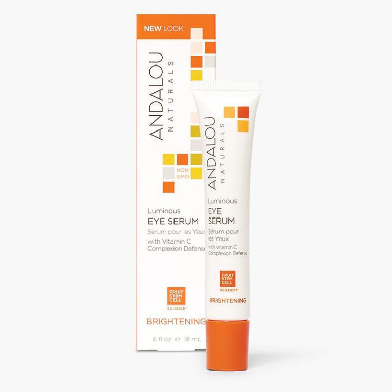 Andalou Brightening Luminous Eye Serum 18ml front image on Livehealthy HK imported from Australia