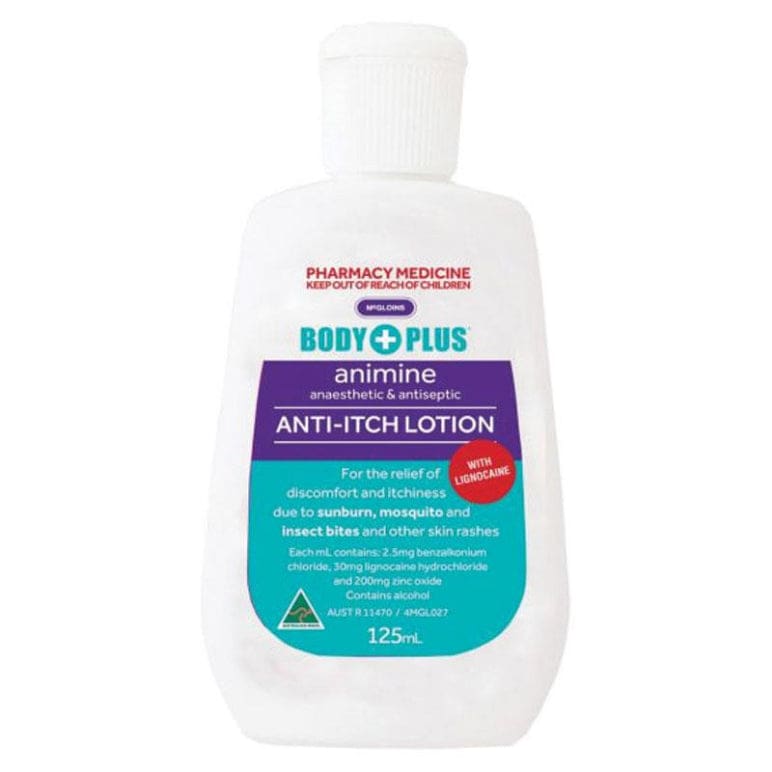 Animine Anti-Itch Lotion 125ml front image on Livehealthy HK imported from Australia