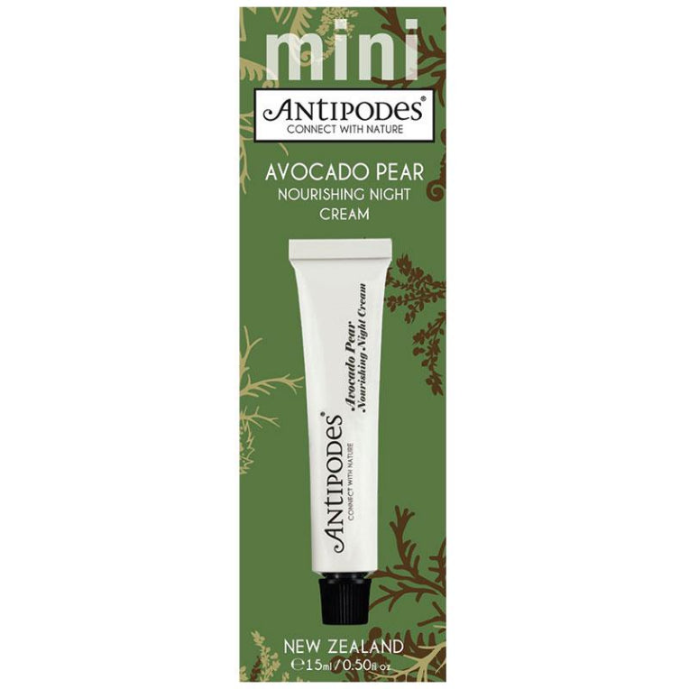 Antipodes Avocado Pear Night Cream Mini 15ml front image on Livehealthy HK imported from Australia