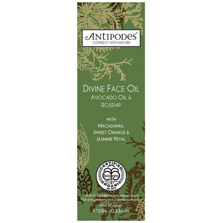 Antipodes Divine Face Oil Mini 10ml front image on Livehealthy HK imported from Australia