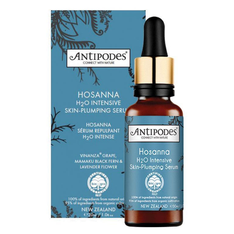 Antipodes Hosanna Intensive H2O Skin Serum 30ml front image on Livehealthy HK imported from Australia