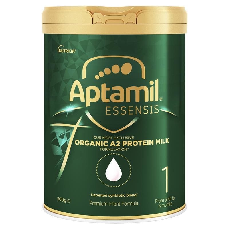 Aptamil Essensis Organic A2 Protein Milk 1 Premium Infant Formula From Birth to 6 Months 900g front image on Livehealthy HK imported from Australia