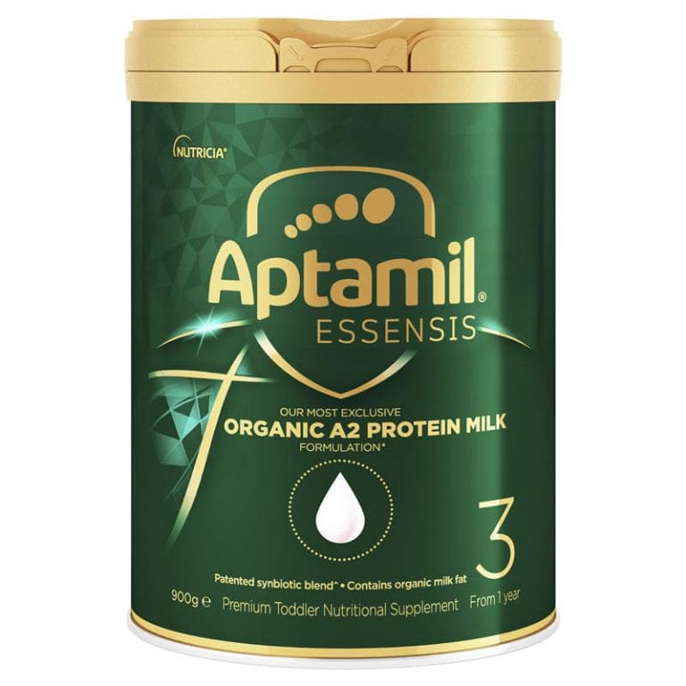Aptamil Essensis Organic A2 Protein Milk 3 Premium Toddler Nutritional Supplement From 1 Year 900g front image on Livehealthy HK imported from Australia