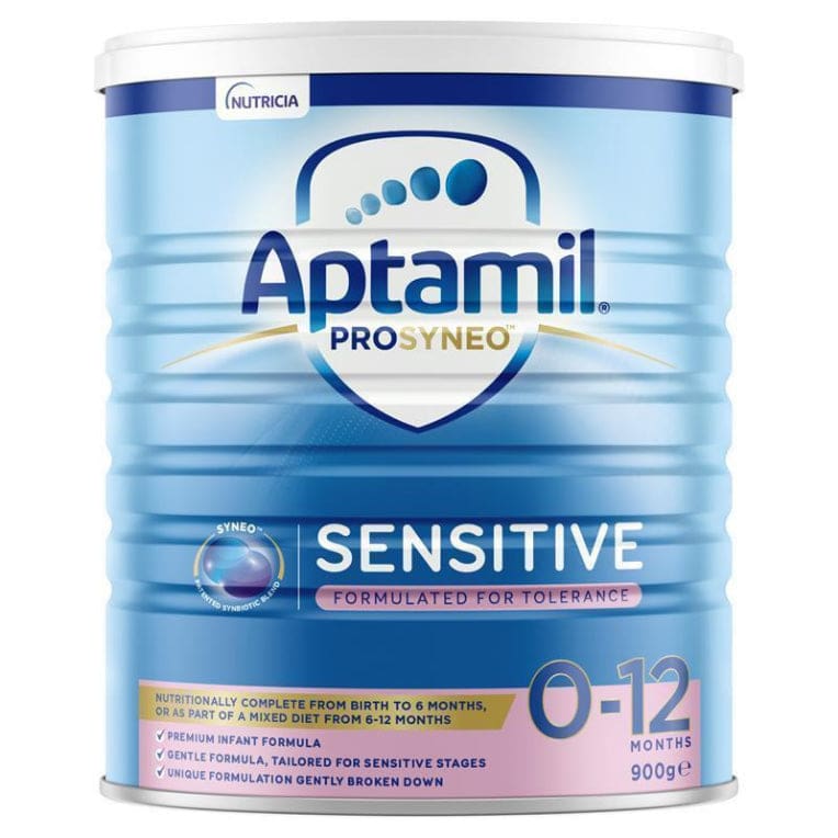 Aptamil Prosyneo Sensitive Baby Infant Formula Formulated For Tolerance From Birth to 12 Months 900g front image on Livehealthy HK imported from Australia