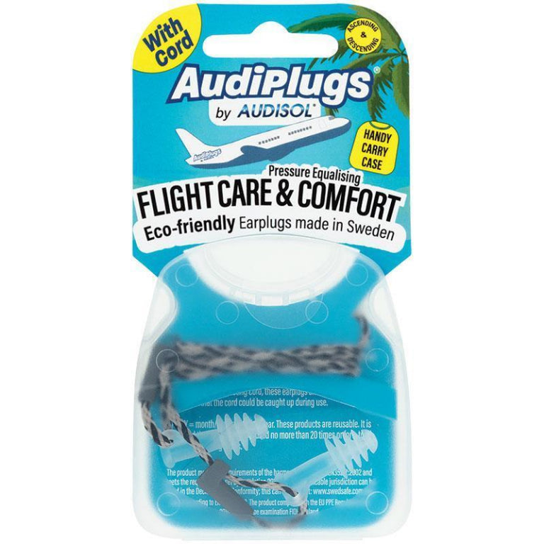 Audiplugs Flight Care & Comfort 1 Pair front image on Livehealthy HK imported from Australia