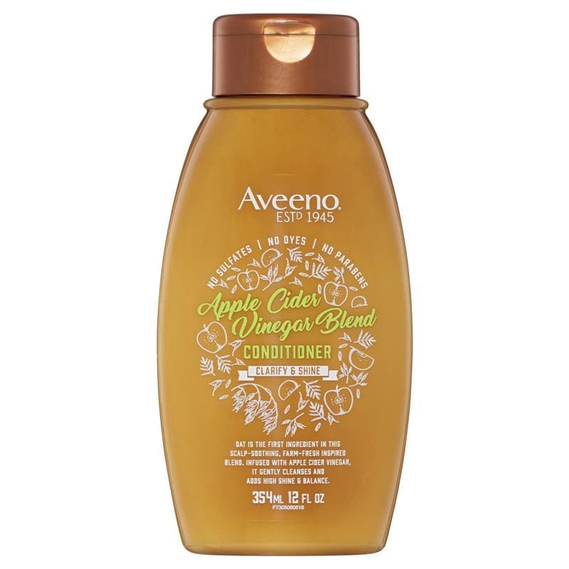 Aveeno Apple Cider Vinegar Conditioner 354ml front image on Livehealthy HK imported from Australia