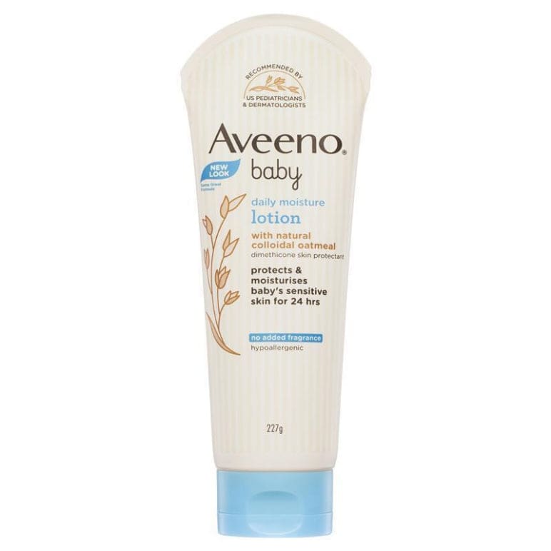 Aveeno Baby Daily Moisture Fragrance Free Lotion 227g front image on Livehealthy HK imported from Australia