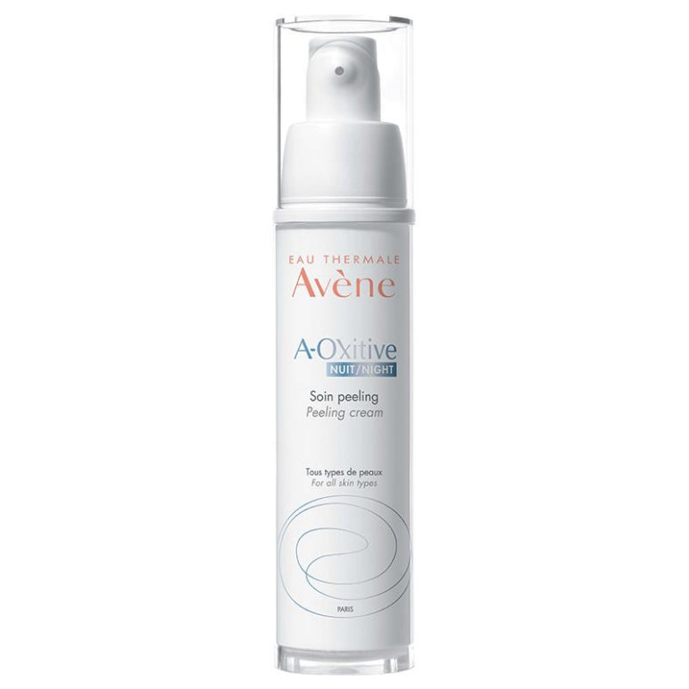 Avene A-Oxitive NIGHT Peeling Cream 30ml - Vitamin A moisturiser front image on Livehealthy HK imported from Australia
