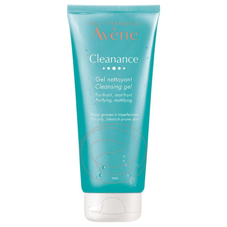 Avene Cleanance Cleansing Gel 200ml - Cleanser for Oily skin front image on Livehealthy HK imported from Australia