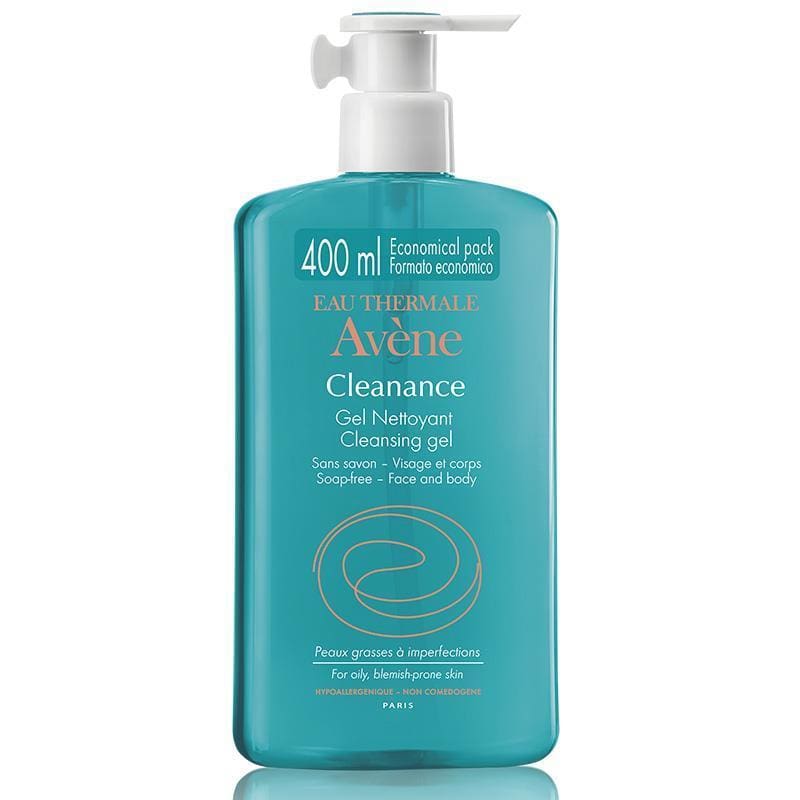 Avene Cleanance Cleansing Gel 400ml front image on Livehealthy HK imported from Australia