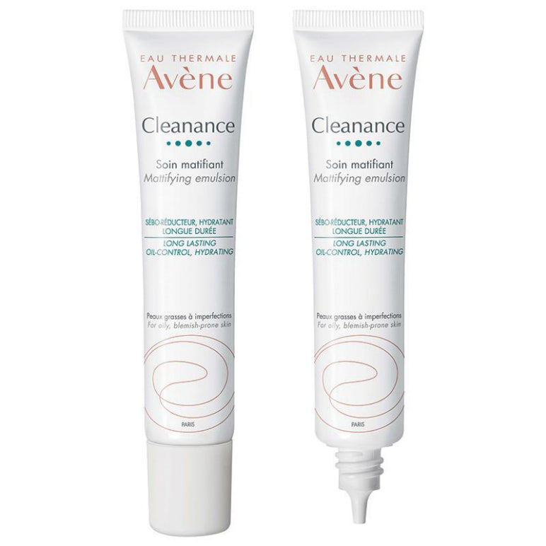 Avene Cleanance Mattifying Emulsion 40ml - Moisturiser for Oily skin front image on Livehealthy HK imported from Australia