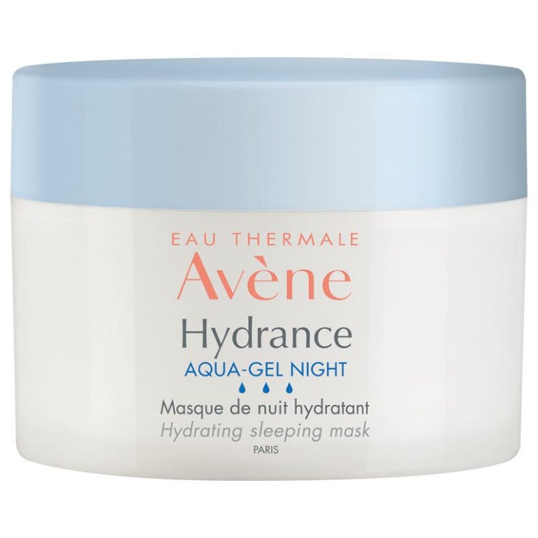 Avene Hydrance Hydrating Sleeping Mask 50ml - Night moisturiser for dehydrated skin front image on Livehealthy HK imported from Australia