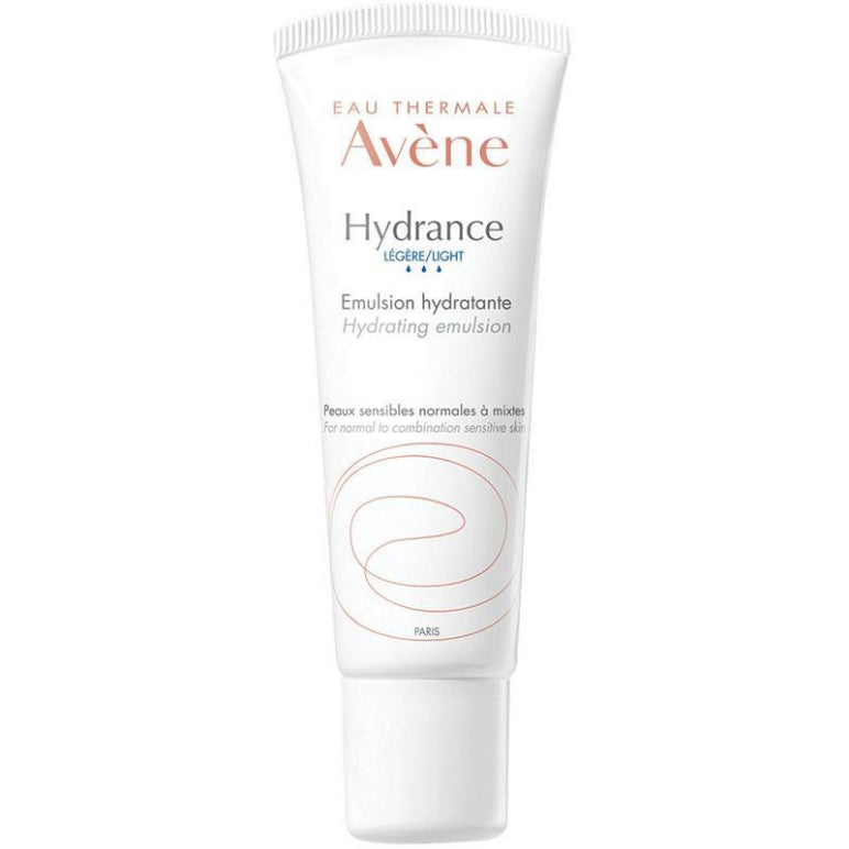Avene Hydrance Light Hydrating Emulsion 40ml - Moisturiser for dehydrated skin front image on Livehealthy HK imported from Australia