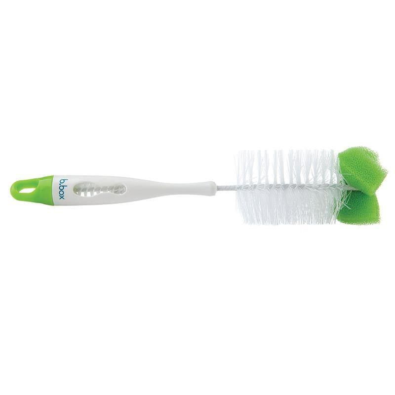 b.box 2 in 1 Brush and Teat Cleaner Lime front image on Livehealthy HK imported from Australia