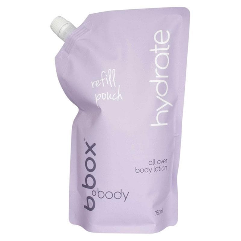 B.Box Body Hydrate All Over Body Lotion 750ml Refill front image on Livehealthy HK imported from Australia