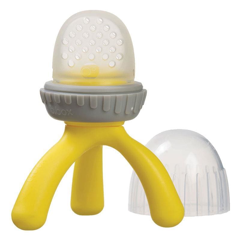 B.Box Silicone Fresh Food Feeder Lemon Sherbet front image on Livehealthy HK imported from Australia