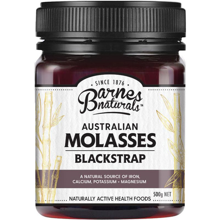 Barnes Naturals Australian Blackstrap Molasses 500g front image on Livehealthy HK imported from Australia